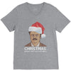 ron swanson christmas V-Neck Tee