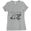 life is fragile Ladies Fitted T-Shirt