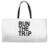 run the trap mens trap music t shirt dope swag hipster flosstradamus t Weekender Totes
