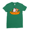 merry christmas Ladies Fitted T-Shirt