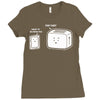 pop tart Ladies Fitted T-Shirt