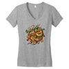 neverending dragonz Women's V-Neck T-Shirt