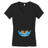 Two Peas In a Pod Twin Chocolate Baby Boys Women's V-Neck T-Shirt