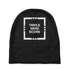 triple nerd score Baby Beanies