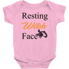 resting witch face   fall t shirt   funny halloween Baby Onesie