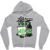 life wide Zipper Hoodie