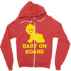 baby on board ! Zipper Hoodie