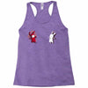 listen to your conscience Racerback Tank