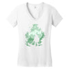 the adventure begins Women's V-Neck T-Shirt
