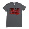 dead nation Ladies Fitted T-Shirt