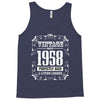 vintage made in 1958 perfectly aged a living legend Tank Top