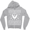 Merry Maverickmas Ugly Christmas Sweater Zipper Hoodie