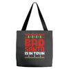 bad santa Tote Bags