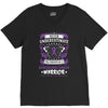Never Underestimate The Strength Of A Gynecologic Cancer Warrior V-Neck Tee