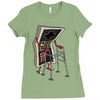 old gamer Ladies Fitted T-Shirt