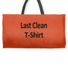 last clean t shirt funny humor college vintage s 3xl Weekender Totes