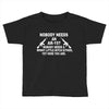 nobody needs an ar 15 Toddler T-shirt