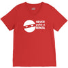 never poke a ninja V-Neck Tee