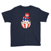 4th of July Peeking Baby Inside Egg Youth Tee