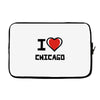 i love chicago Laptop sleeve