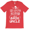 You Cant Scare Me I am Biker Uncle T-Shirt