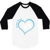 Custom baby boy name maternity design 3/4 Sleeve Shirt