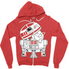 r2 d mew Zipper Hoodie
