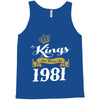 kings are born in 1981 Tank Top