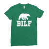 bilf, bear i'd like to Ladies Fitted T-Shirt