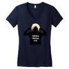 khabib nurmagomedov silouhette Women's V-Neck T-Shirt