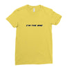i'm the one Ladies Fitted T-Shirt