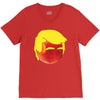 Peach Trump T-Shirt V-Neck Tee