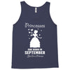 Princesses Are Born In September Tank Top