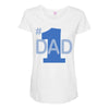 1 dad (2) Maternity Scoop Neck T-shirt
