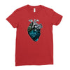 nature heart Ladies Fitted T-Shirt