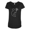 dolpin Maternity Scoop Neck T-shirt