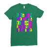 texting and driving like it's 1990 Ladies Fitted T-Shirt