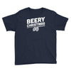 beery christmas hops drinking beer funny Youth Tee