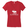 christmas gift elkaholic Women's V-Neck T-Shirt