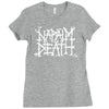 napalm death logo Ladies Fitted T-Shirt