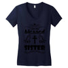 I Am One Blessed Sister Women's V-Neck T-Shirt