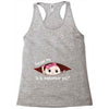 September Peeking Out Baby Girl Racerback Tank