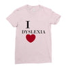 i dyslexia Ladies Fitted T-Shirt