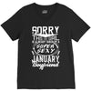 This Girl Is Taken By A Super Sexy January Boyfriend V-Neck Tee