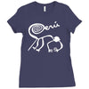 marca peru nazca lines monkey Ladies Fitted T-Shirt