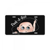 Peek a Boo License Plate