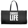 choose life Weekender Totes
