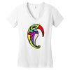 color bird Women's V-Neck T-Shirt