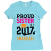 Class of 2017 Proud Sister Graduation Ladies Fitted T-Shirt