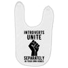 introverts unite separately in your own homes Baby Bibs